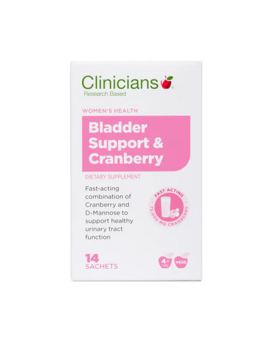 Clinicians Bladder Support & Cranberry Sachets 14s