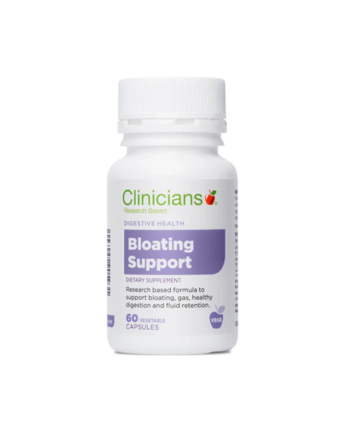 Clinicians Bloating Support Vege Capsules 60s