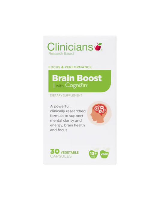 Clinicians Brain Boost with Cognizin Capsules 30s