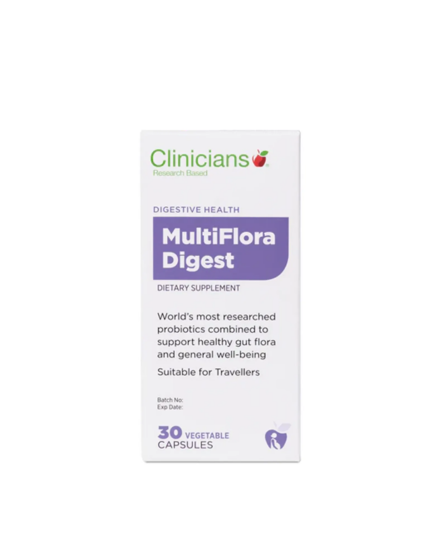 Clinicians MultiFlora Digest Capsules 30s