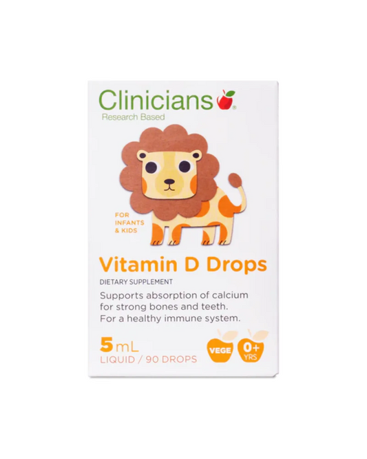 Clinicians Kids Vitamin D Drops 5ml