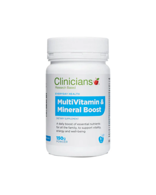 Clinicians MultiVitamin & Mineral Boost Powder 150g