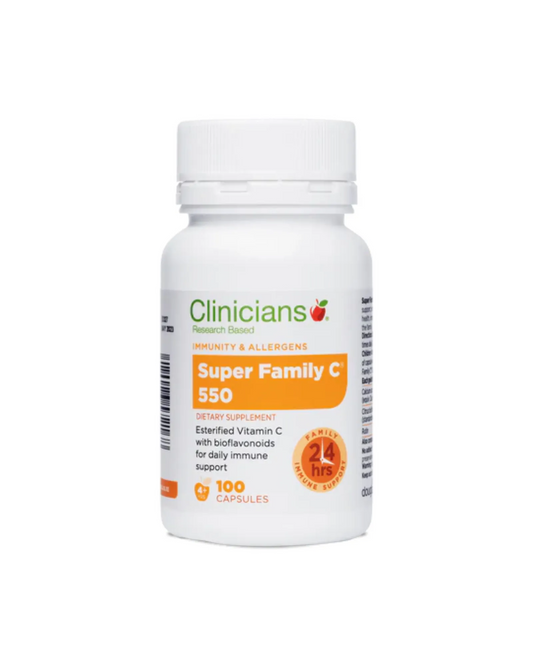Clinicians Super Family C 550 Capsules 100s