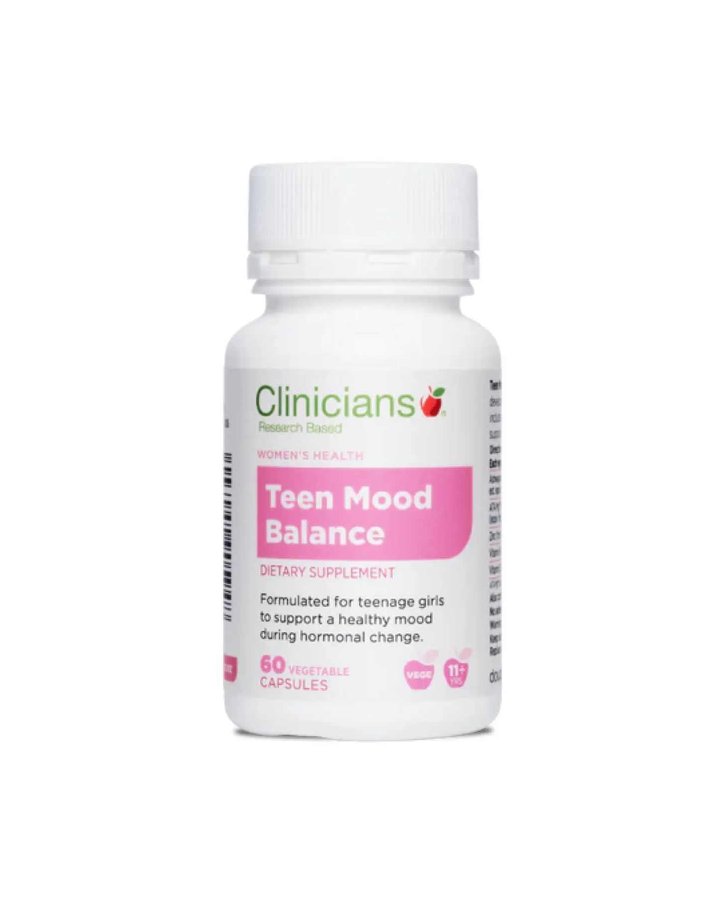 Clinicians Teen Mood Balance Vege capsules 60s