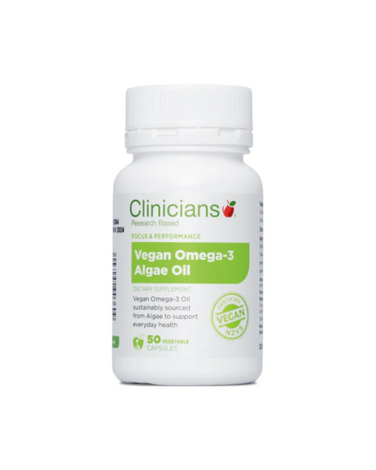 Clinicians Vegan Omega-3 Algae Oil Vege Capsules 50s