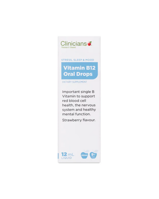 Clinicians Vitamin B12 Oral Drops 12ml