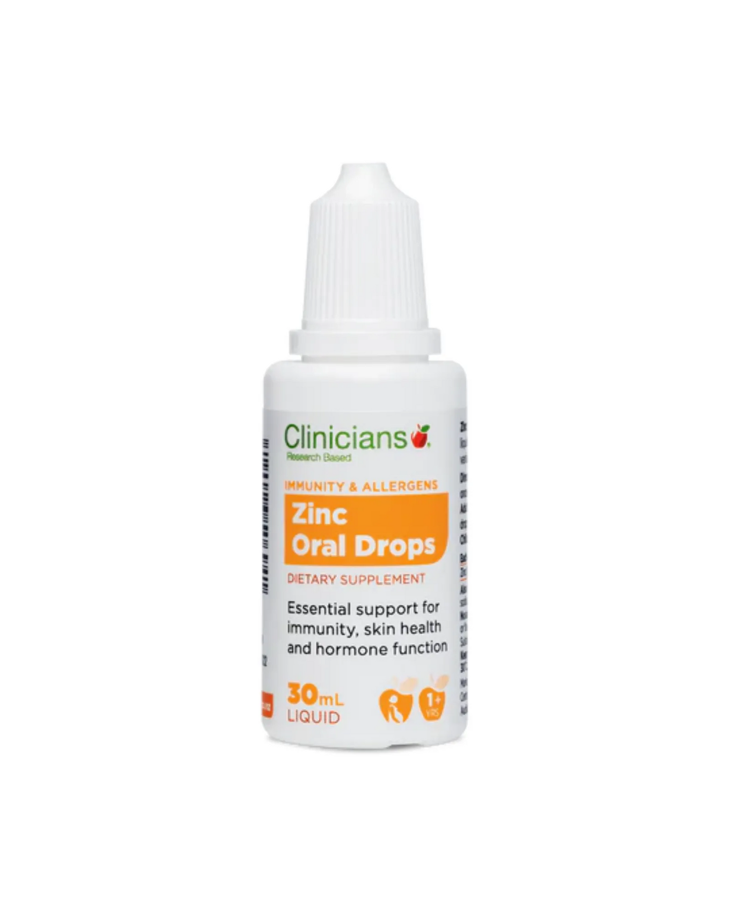 Clinicians Zinc Oral Drops 1mg 30ml