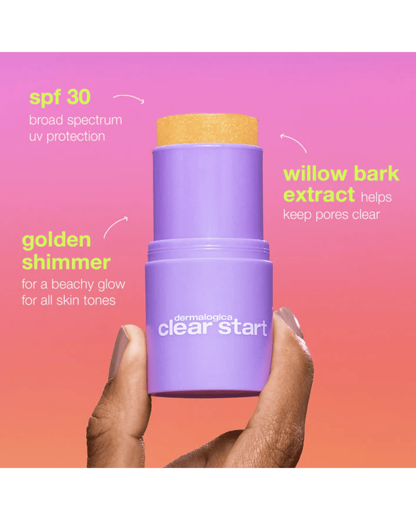 Dermalogica Clear Start Golden Hour Hydrating SPF30 Stick 19g