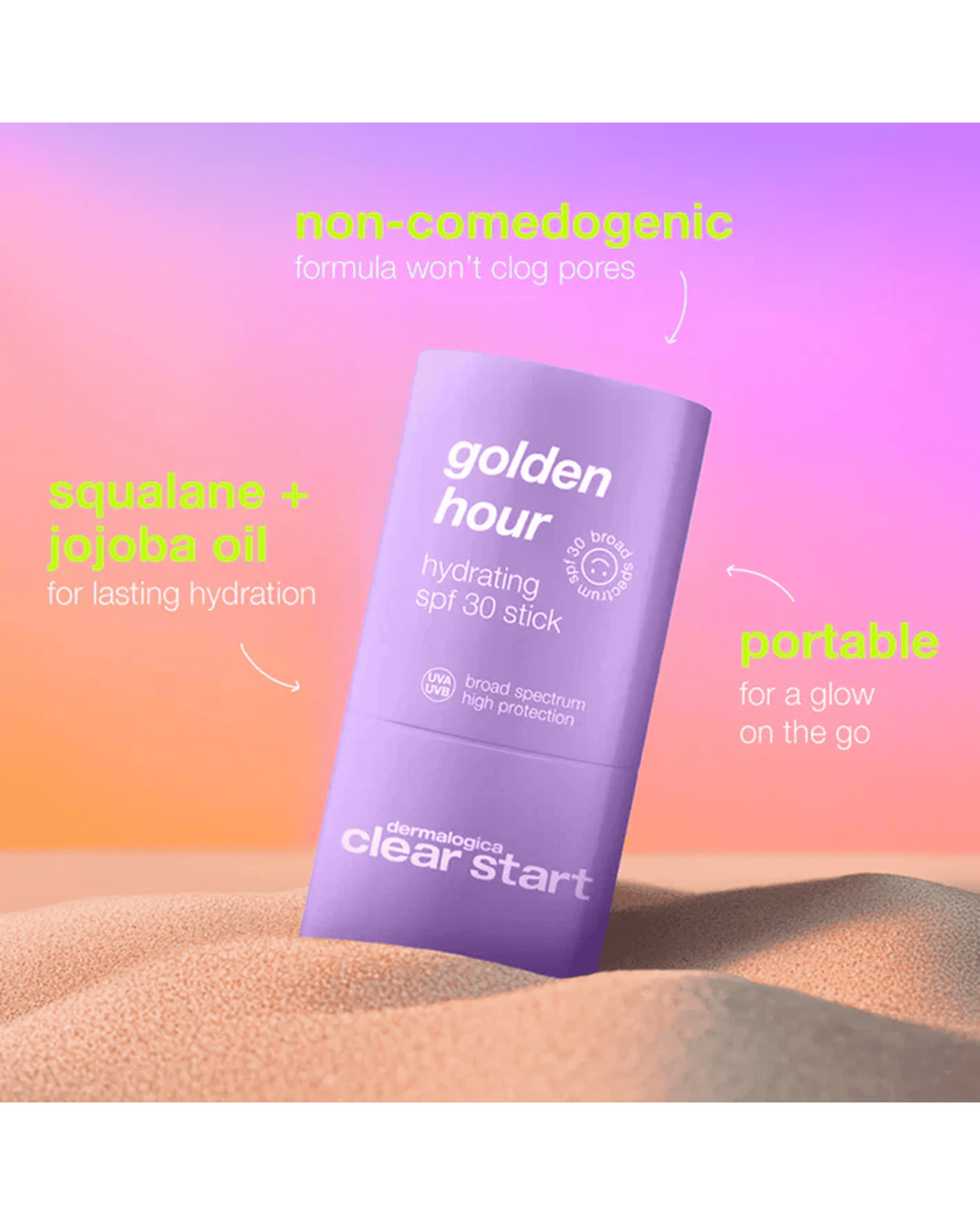 Dermalogica Clear Start Golden Hour Hydrating SPF30 Stick 19g
