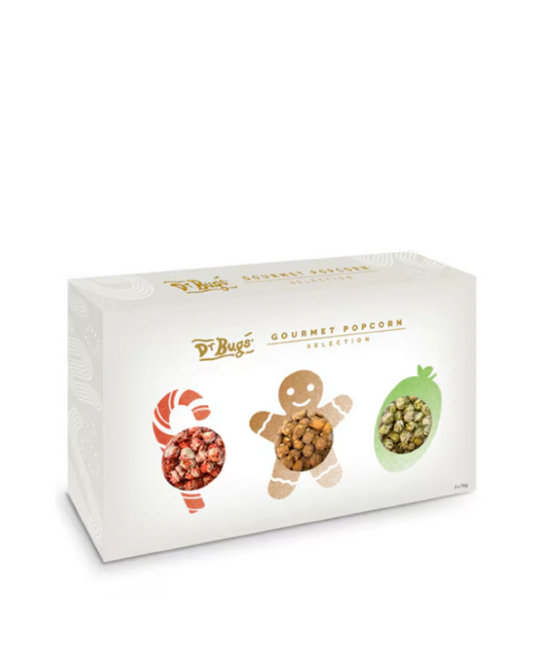 Dr Bugs Christmas Edition Popcorn Gift Box 3x70g