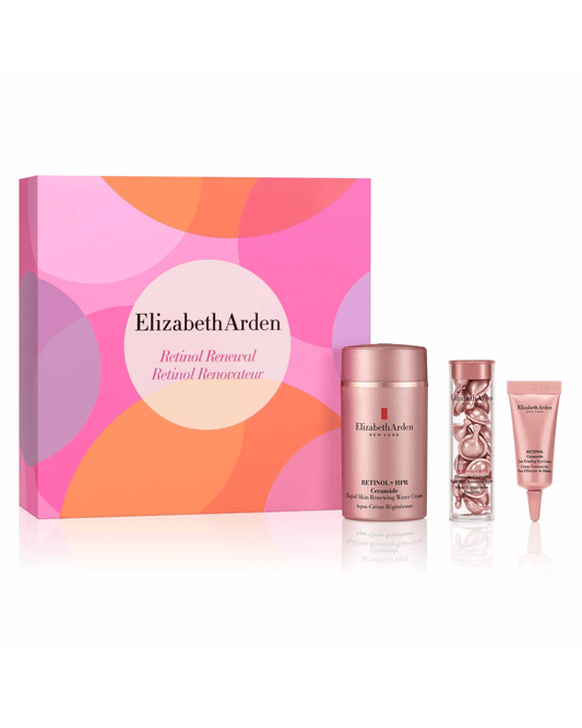 Elizabeth Arden Smooth, Repair, and Firm Retinol Water Cream 3-Piece Gift Set
