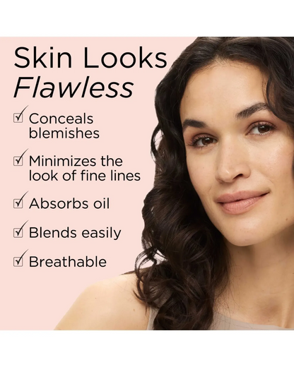 Flawless Finish Sponge-On Cream Makeup Vanilla Shell