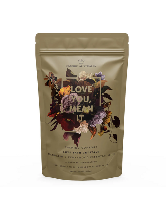 Affirmations "Love You Mean It"  Mandarin & Cedarwood Bath Salts