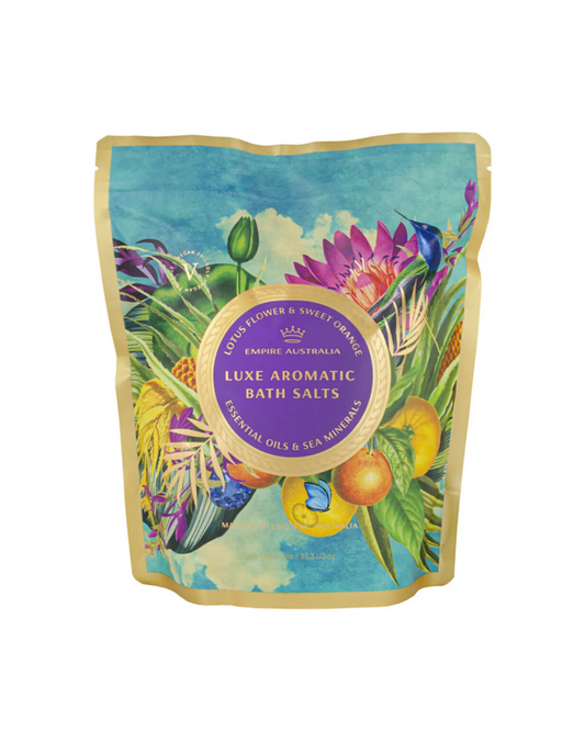 Sapphire Coast Lotus Flower & Sweet Orange Bath Salts 125g