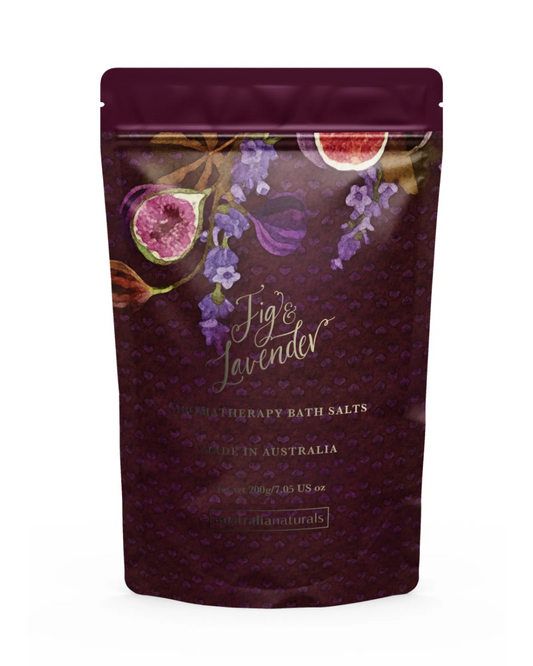 Australian Naturals Fig & Lavender Bath Salts 200g