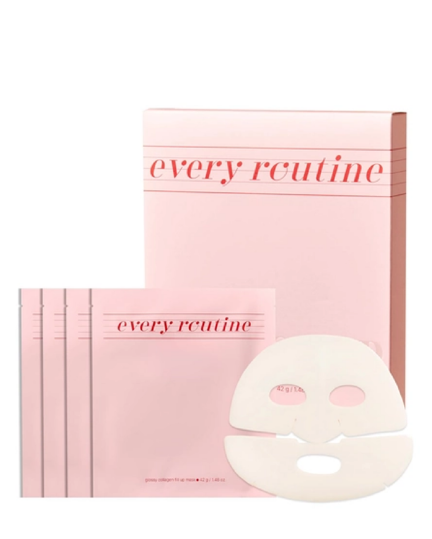 Every Routine Glossy Collagen Fill Up Mask 4 Pack