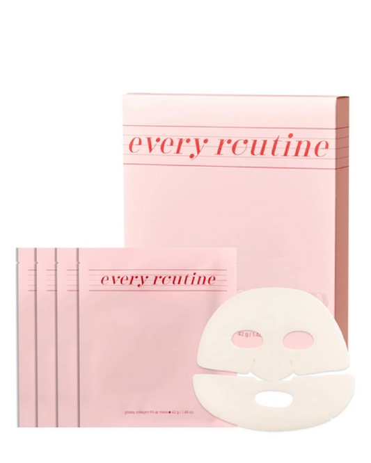 Every Routine Glossy Collagen Fill Up Mask 4 Pack