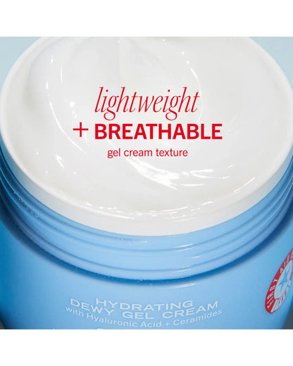 Hydrating Dewy Gel Cream Moisturizer with Hyaluronic Acid + Ceramides 52ml