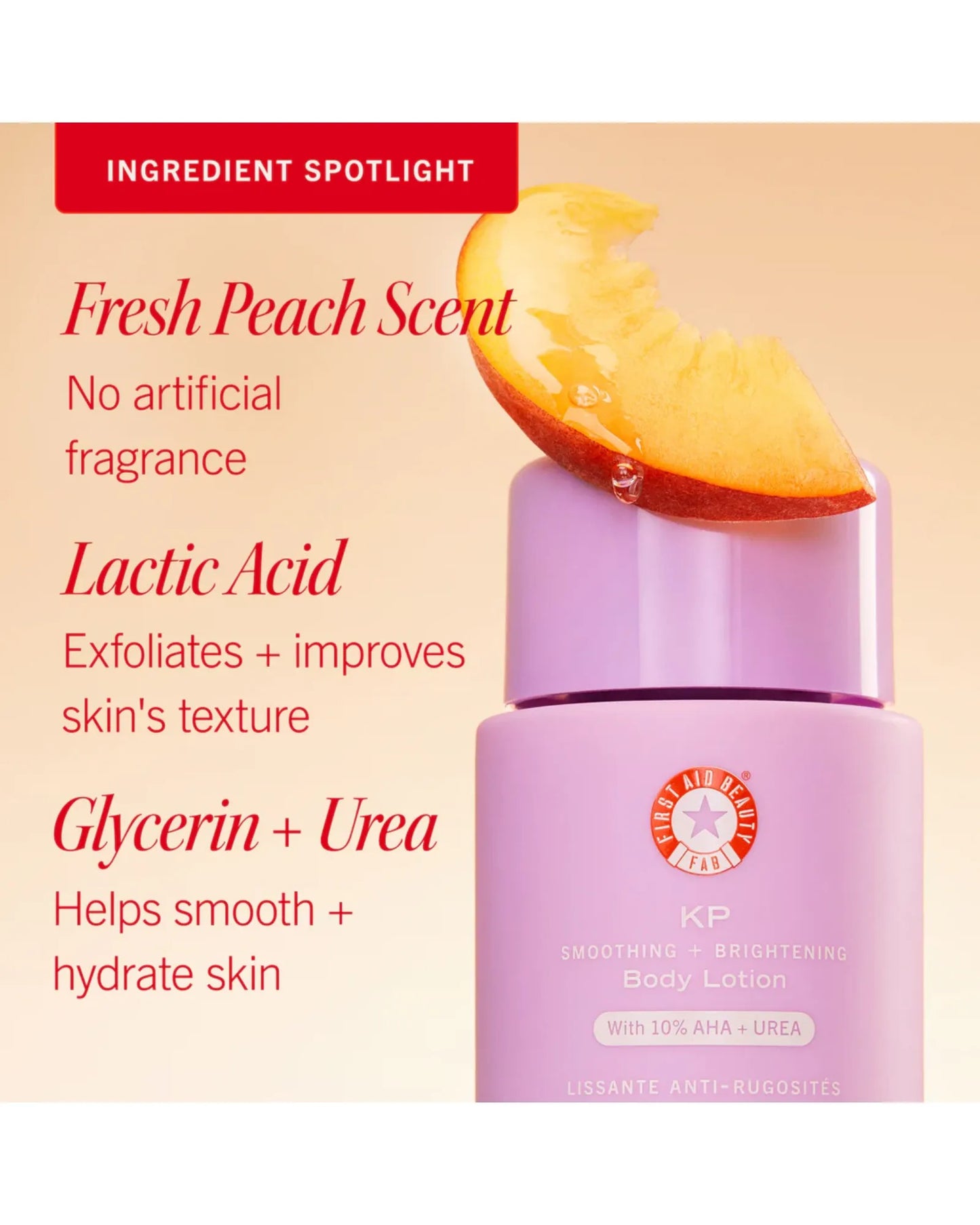 KP Smoothing + Brightening Body Lotion Fresh Peach 200ml