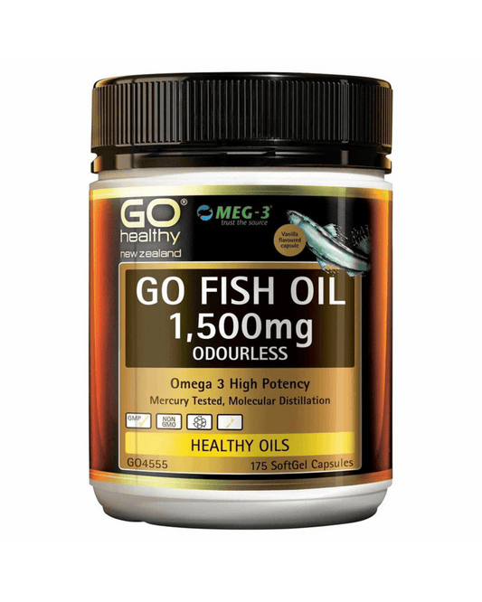 GO Healthy GO Fish Oil 1500mg Capsules 175s