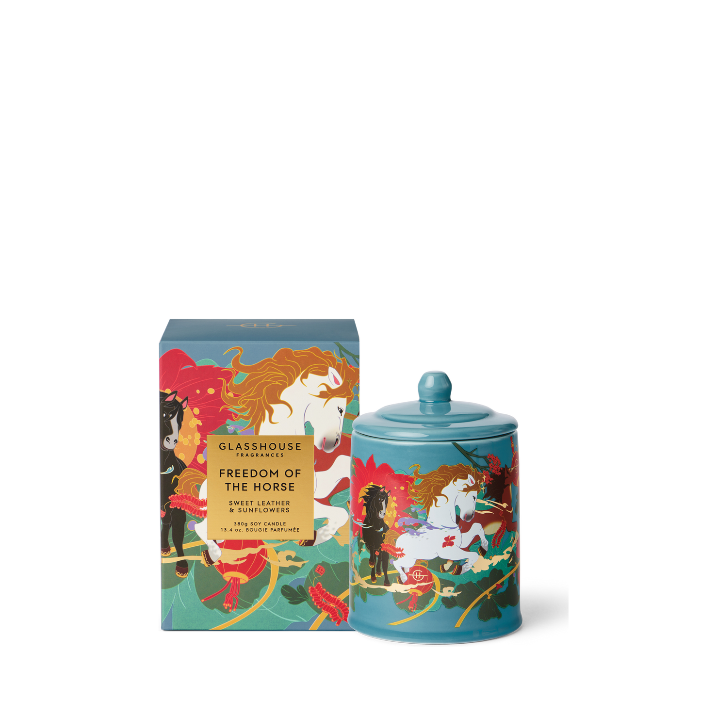 Glasshouse Freedom of the Horse 380g Triple Scented Soy Candle