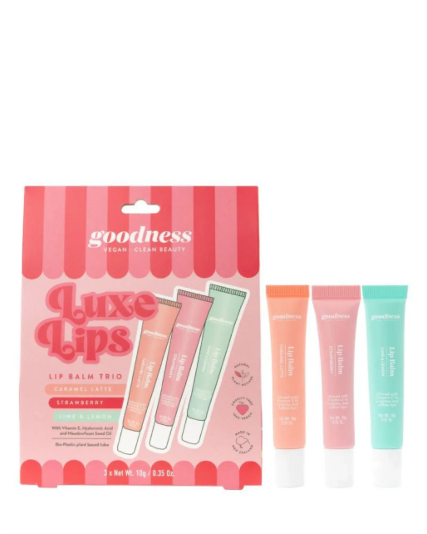 Goodness Luxe Lips Trio 3-Piece Gift Set