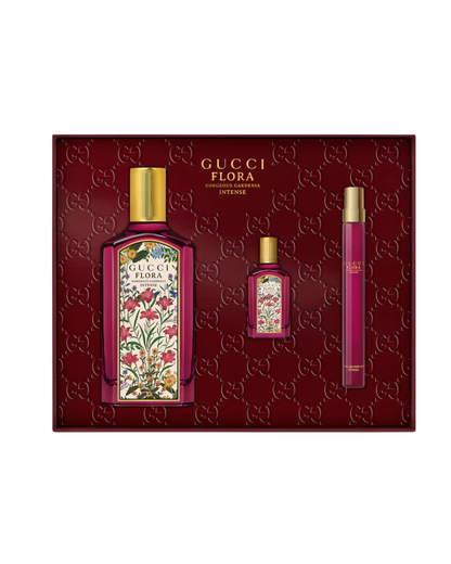 Gucci Flora Gorgeous Gardenia Intense EDP 100ml 3-Piece Gift Set