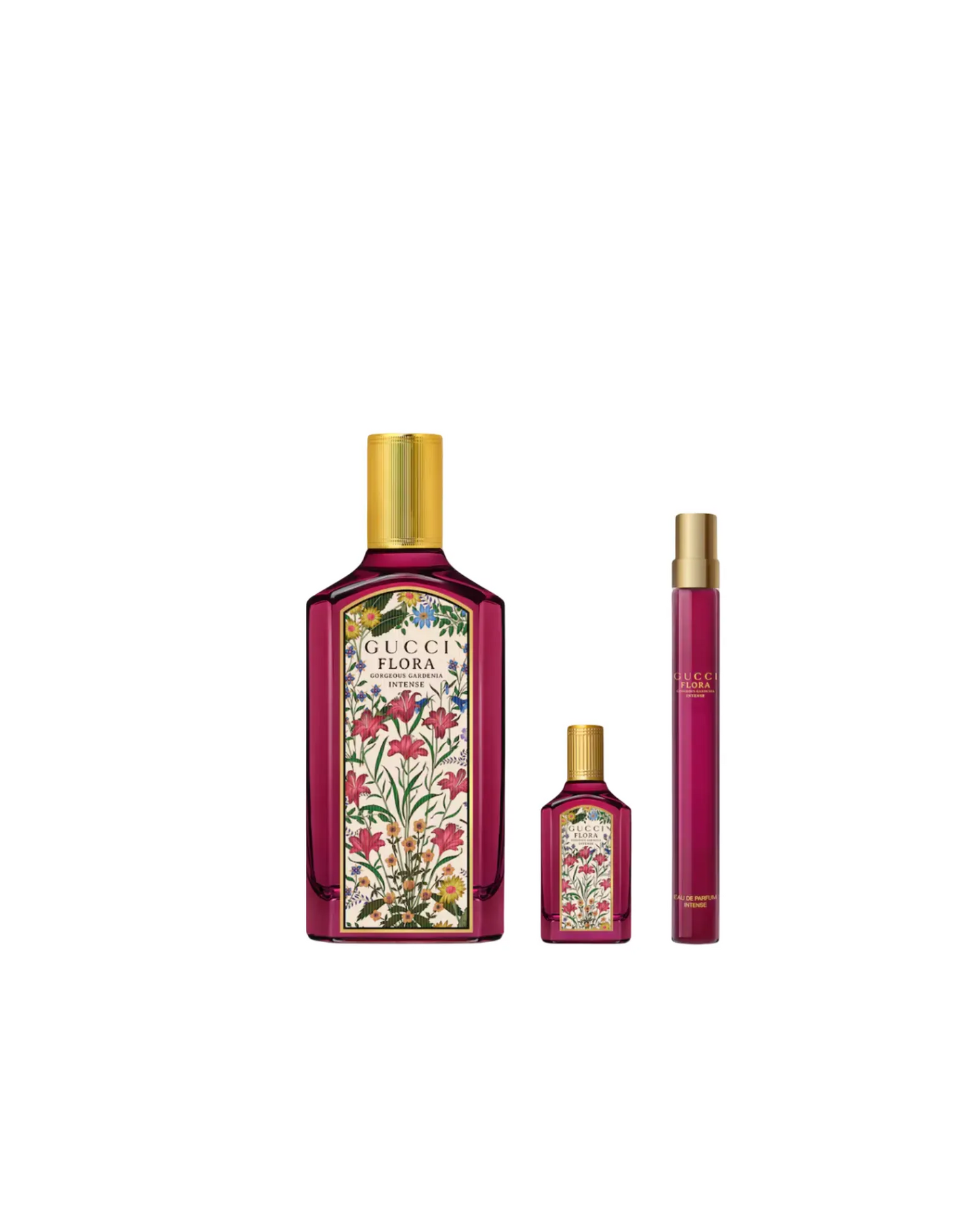 Gucci Flora Gorgeous Gardenia Intense EDP 100ml 3-Piece Gift Set