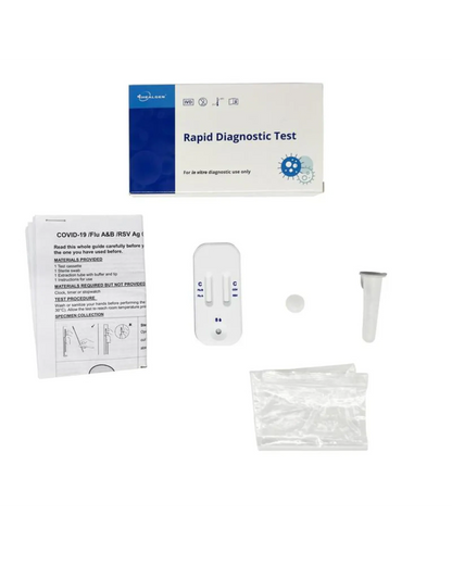 Healgen Covid-19 4-in-1 Rapid Antigen Diagnostic Test Single