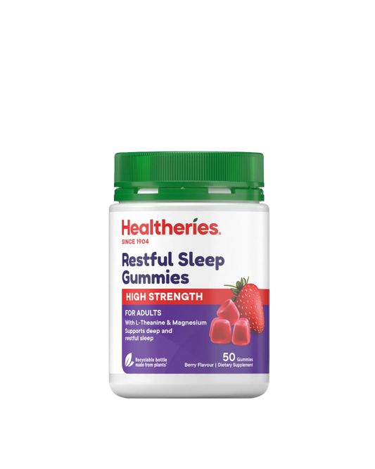 Healtheries High Strength Restful Sleep 50 Gummies