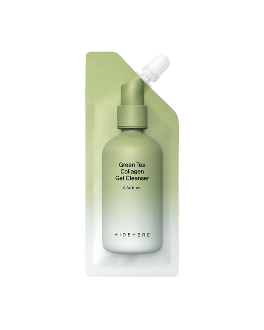 HIDEHERE Green Tea Collagen Gel Cleanser 25ml