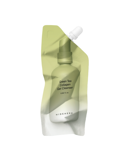 HIDEHERE Green Tea Collagen Gel Cleanser 25ml