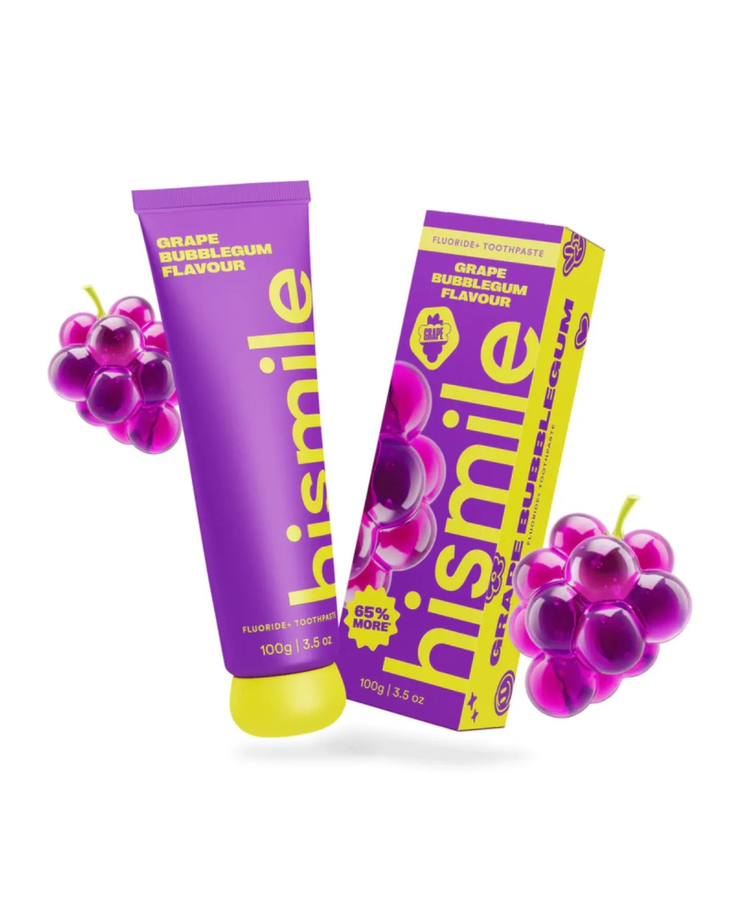 hismile Grape Bubblegum Toothpaste 100g