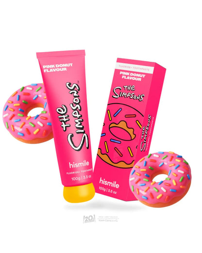 hismile The Simpsons Pink Donut Toothpaste 100g