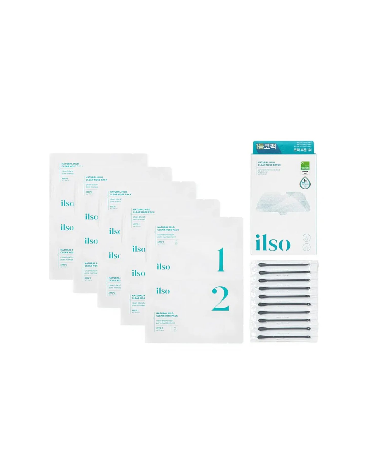 Ilso Natural Mild Clear Nose Patch 5 Pack