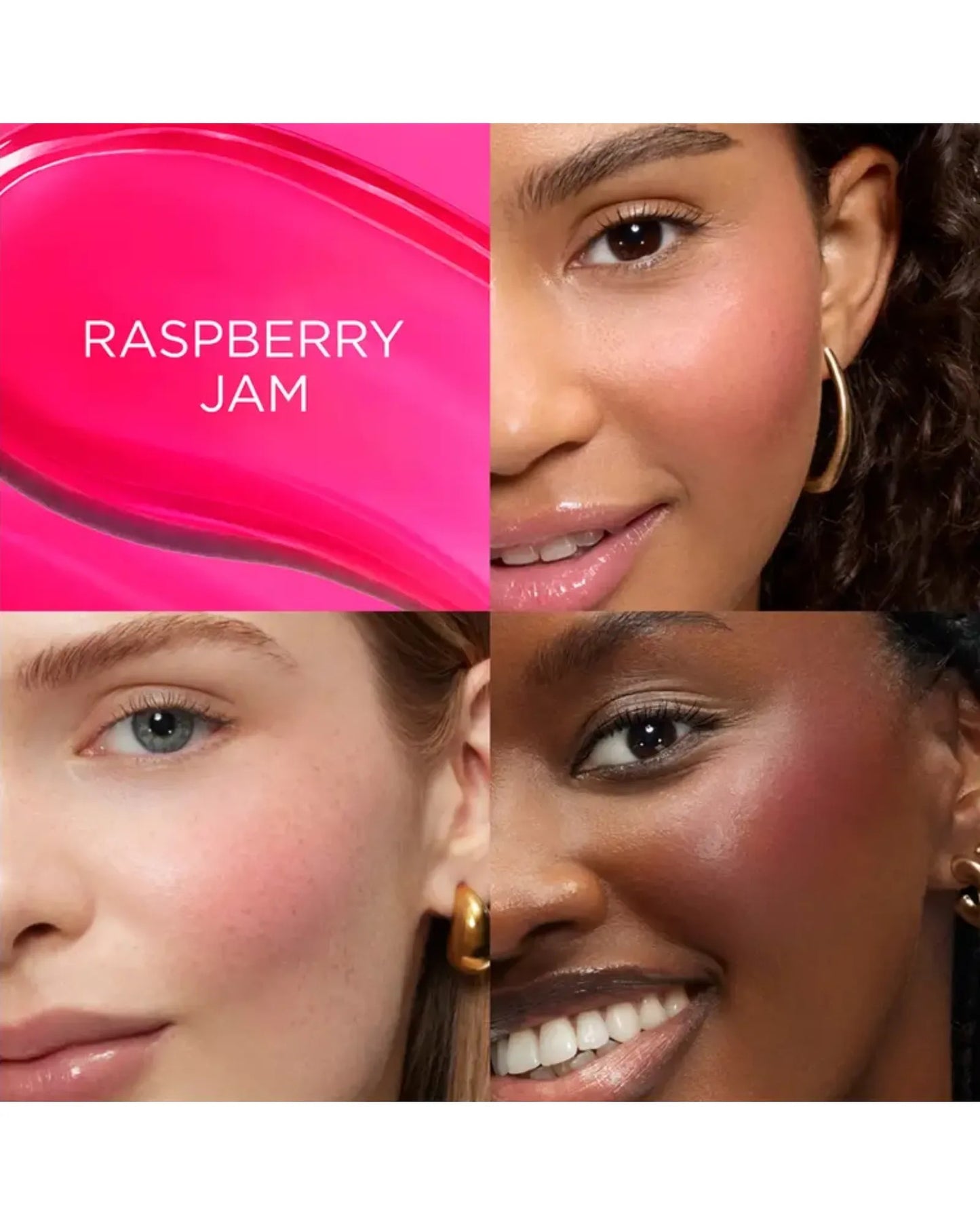 Juicy Tubes Cheeks Blush Tint Raspberry Jam