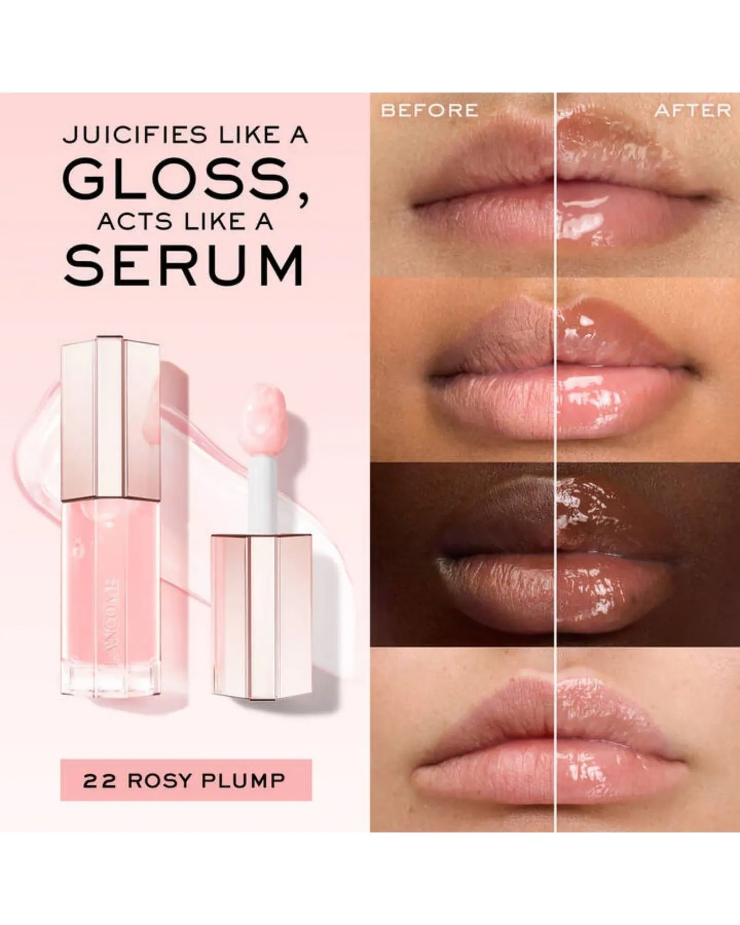 Lip Idole Juicy Lip Oil Gloss 22 Rosy Plump