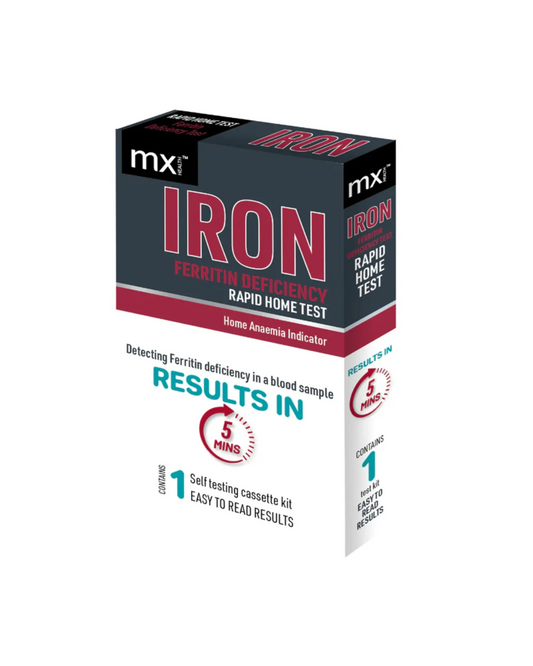 MX Ferritin (Iron) Deficiency Rapid Home Test - Single 1 Pack
