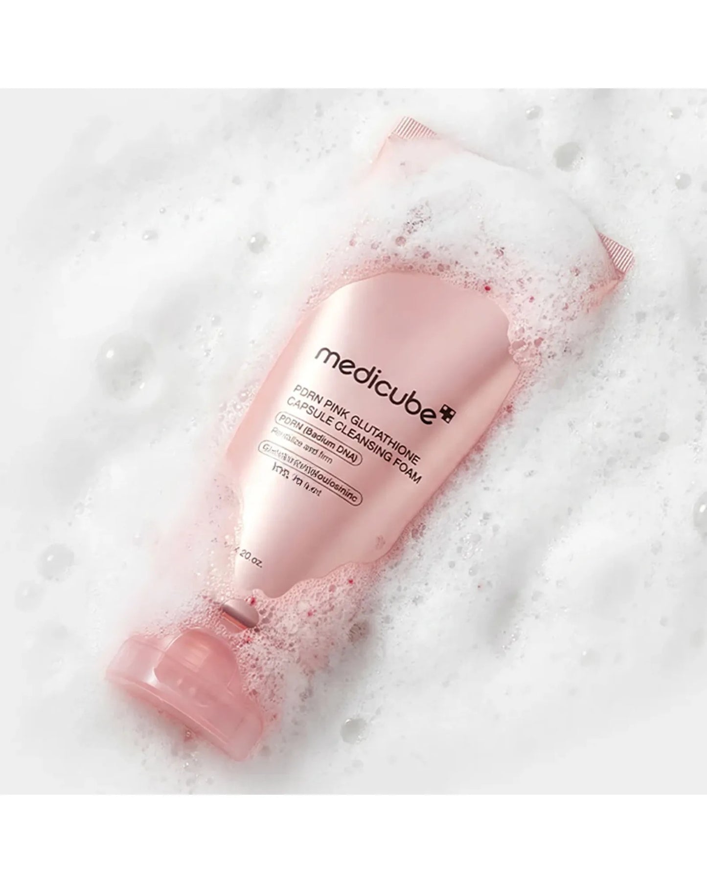 Medicube PDRN Pink Glutathione Capsule Cleansing Foam 120g