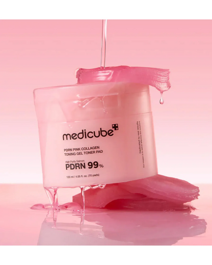 Medicube PDRN Pink Collagen Gel Toner Pad 70 Pads