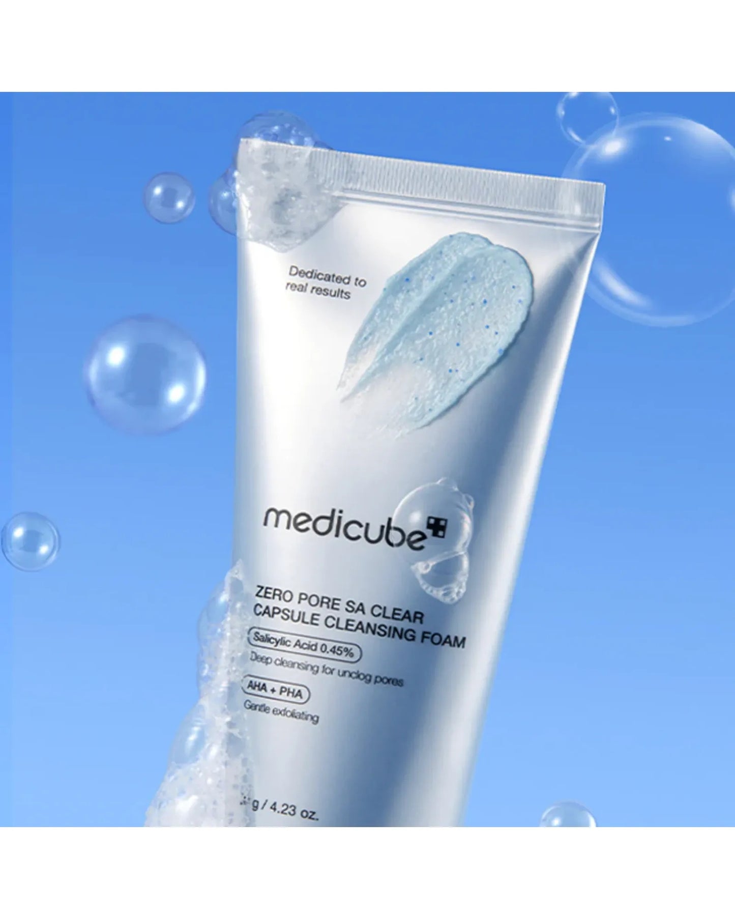 Medicube Zero Pore SA Clear Capsule Cleansing Foam 120g