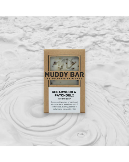 Muddy Bar Cedarwood & Patchouli Artisan Soap