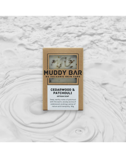Muddy Bar Cedarwood & Patchouli Artisan Soap