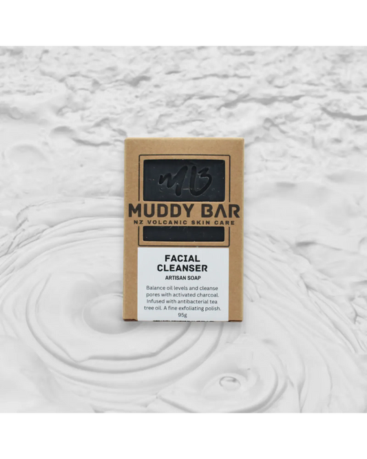Muddy Bar Facial Cleanser Charcoal and Tea Tree Artisan Soap
