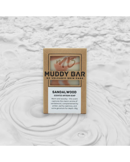 Muddy Bar Sandalwood Artisan Soap