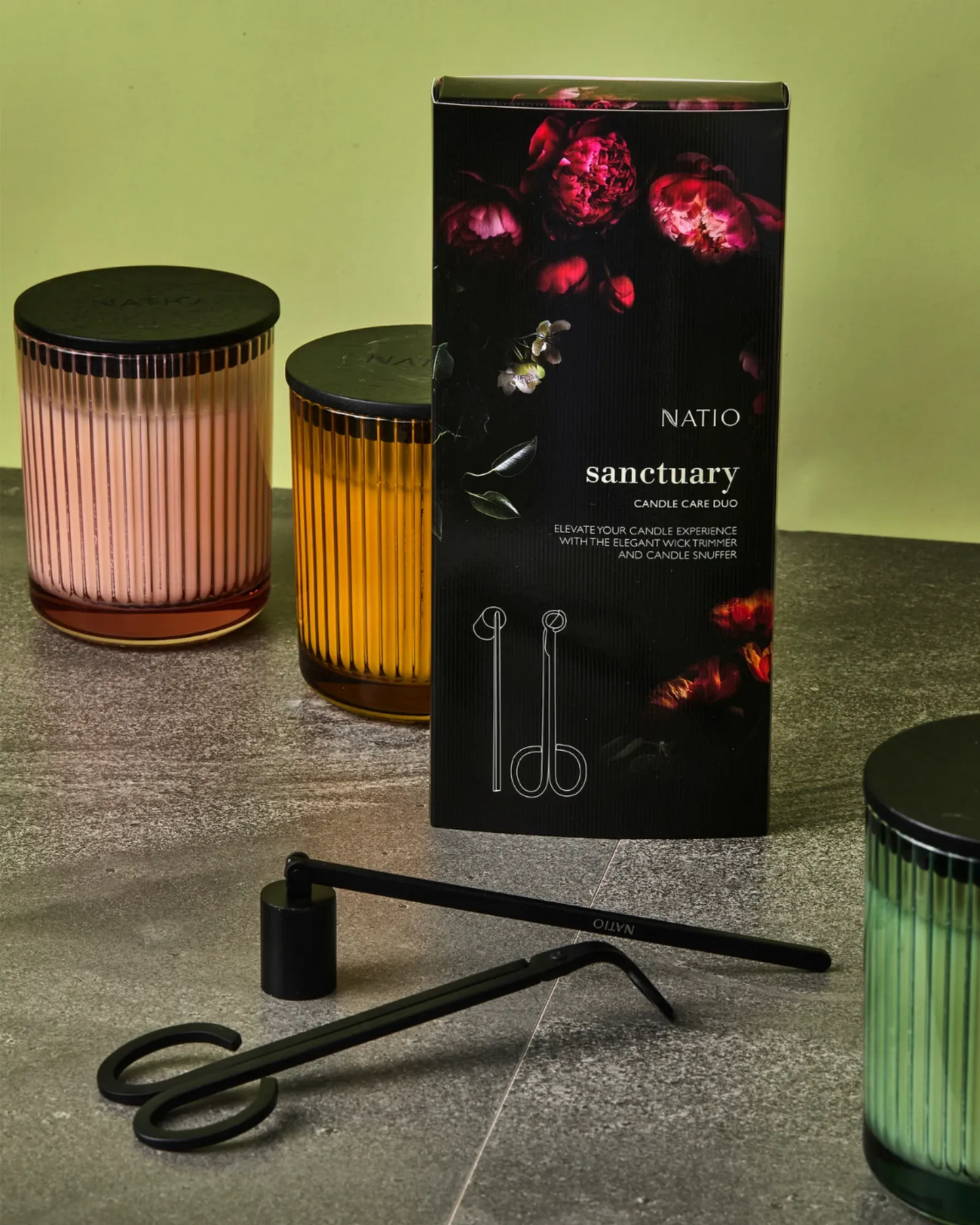 Natio Sanctuary Candle Care Duo