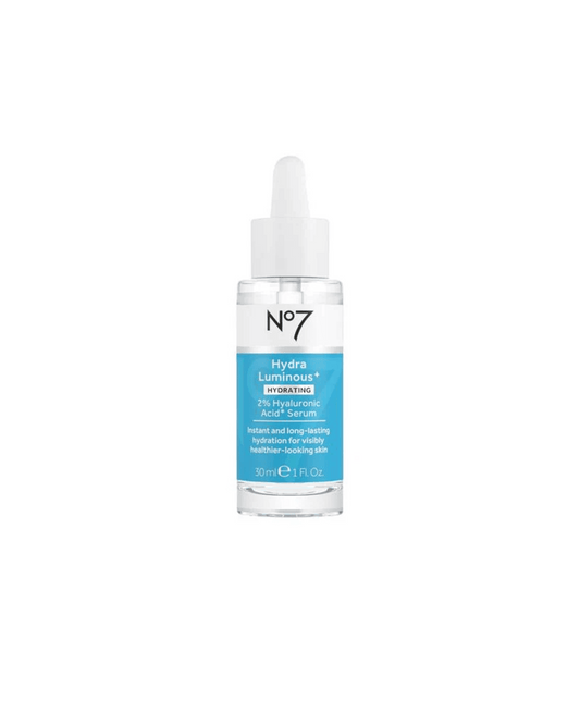 No7 HydraLuminous+ Hydrating 2% Hyaluronic Acid Serum 30ml