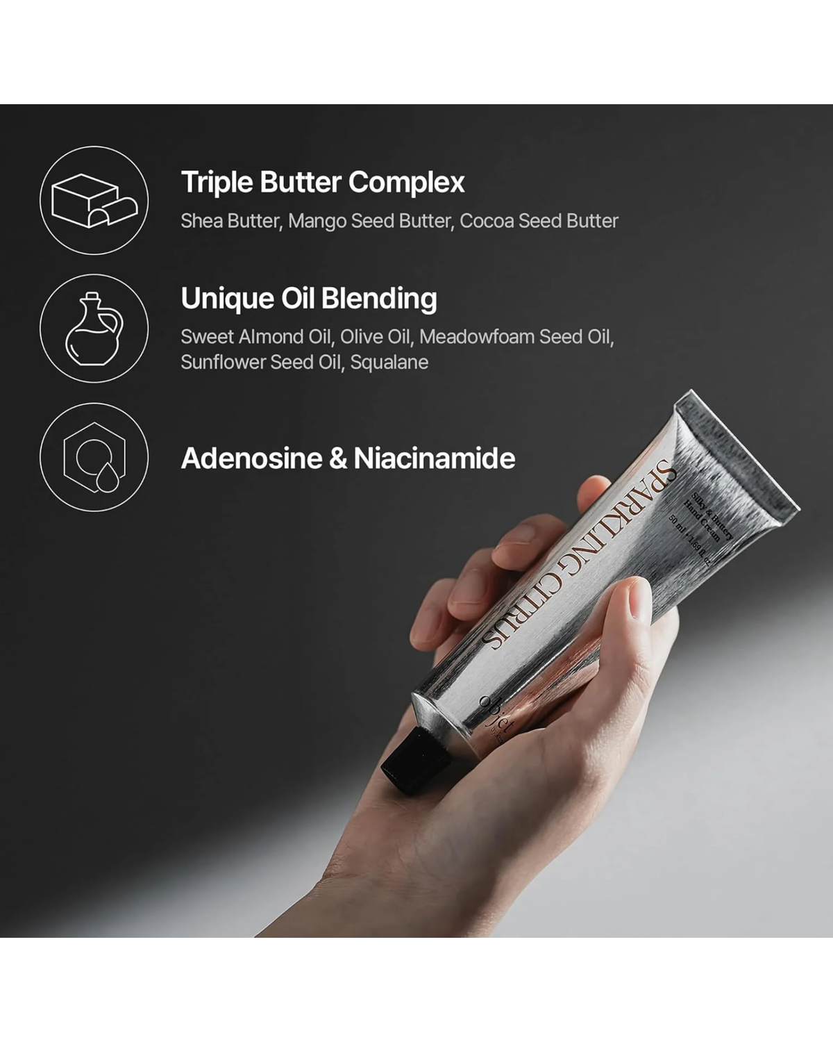 Objet by Kundal Hand Cream - Earthy Myrrh 50ml