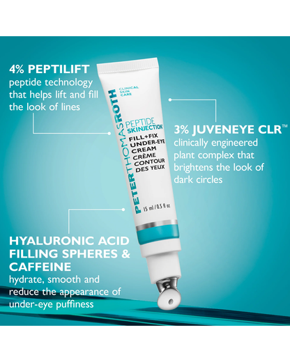 Peptide Skinjection Fill + Fix Under-Eye Cream 15ml