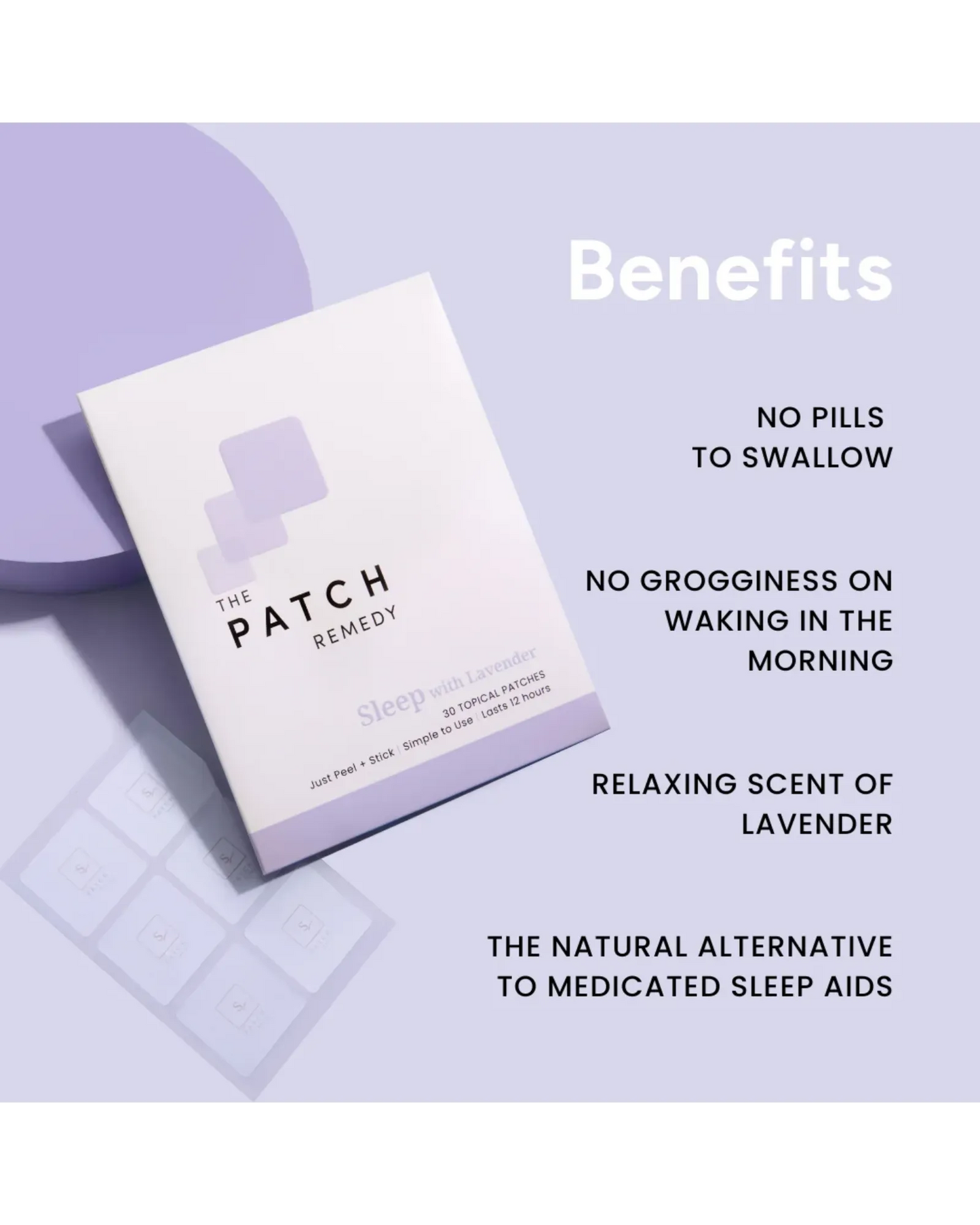 The Patch Remedy Sleep with Lavender 30pk